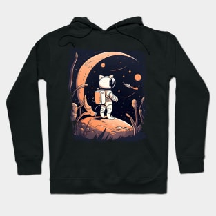 I'm Cat Astronaut, Funny Cat Floating Around The Planets Hoodie